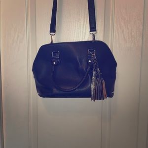 Navy blue crossbody purse bag